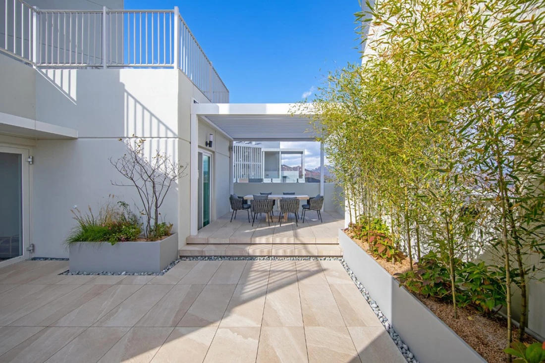 Terrasse en grès cérame